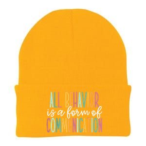 All Behavior Is A Form Of Communication Knit Cap Winter Beanie