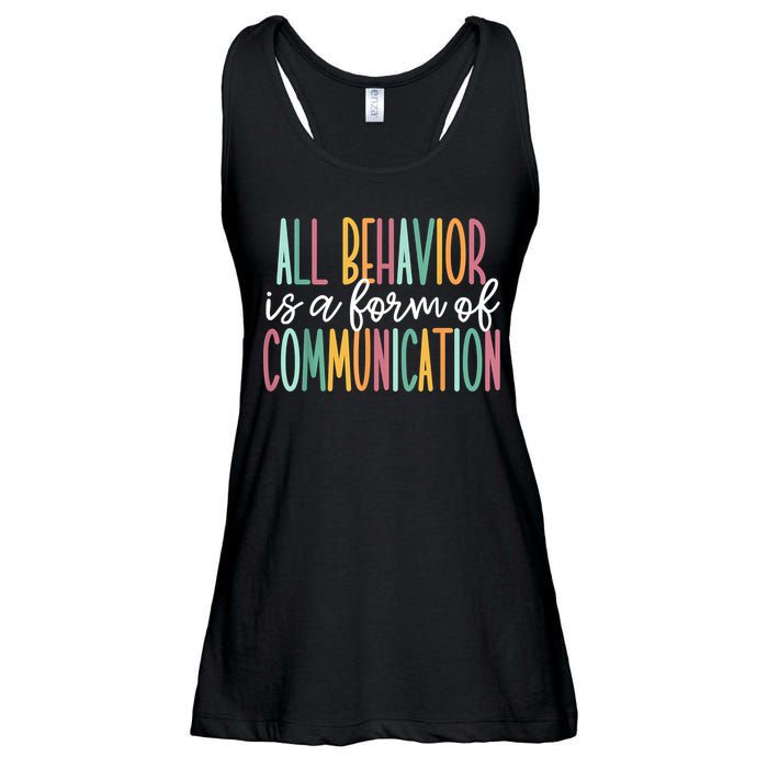 All Behavior Is A Form Of Communication Ladies Essential Flowy Tank