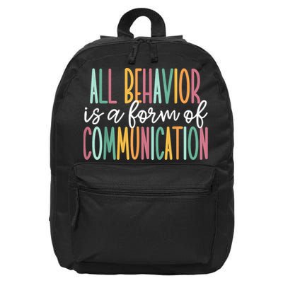 All Behavior Is A Form Of Communication 16 in Basic Backpack