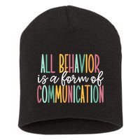 All Behavior Is A Form Of Communication Short Acrylic Beanie