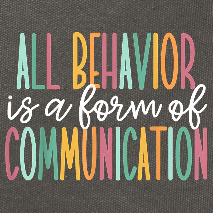 All Behavior Is A Form Of Communication Cotton Canvas Backpack