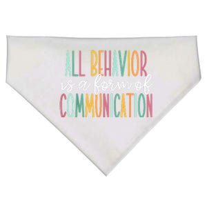 All Behavior Is A Form Of Communication USA-Made Doggie Bandana