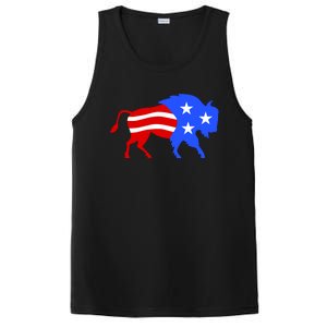 American Bison Illustration PosiCharge Competitor Tank