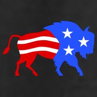 American Bison Illustration Trucker Hat