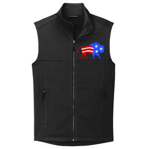 American Bison Illustration Collective Smooth Fleece Vest