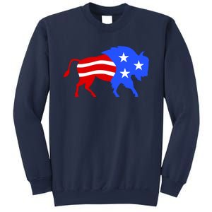 American Bison Illustration Sweatshirt