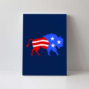 American Bison Illustration Canvas