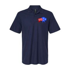 American Bison Illustration Softstyle Adult Sport Polo