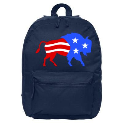 American Bison Illustration 16 in Basic Backpack