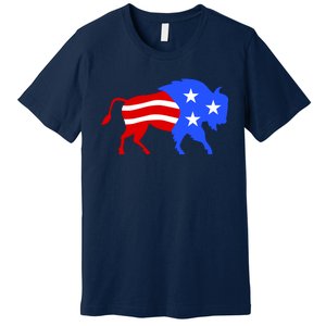 American Bison Illustration Premium T-Shirt