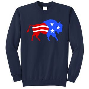 American Bison Illustration Tall Sweatshirt