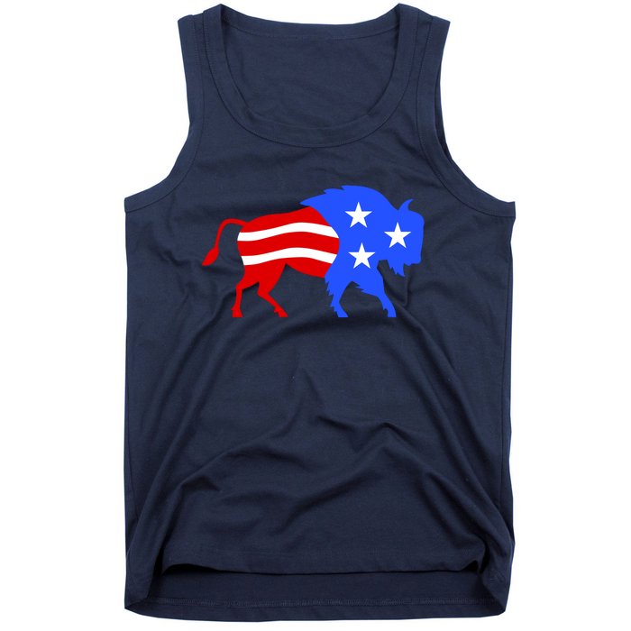 American Bison Illustration Tank Top