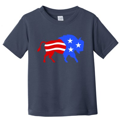 American Bison Illustration Toddler T-Shirt
