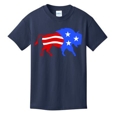 American Bison Illustration Kids T-Shirt