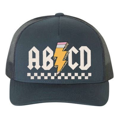 Abcd Back In Class First Day Back To School Teacher Student Yupoong Adult 5-Panel Trucker Hat