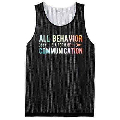 All Behavior Is A Form Of Communication Mesh Reversible Basketball Jersey Tank