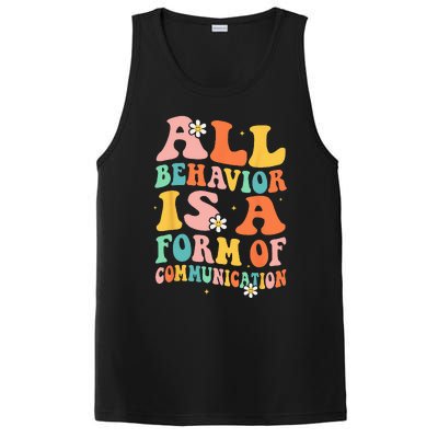 All Behavior Is A Form Of Communication Therapy Therapist PosiCharge Competitor Tank