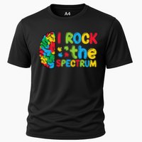 Autism Brain I Rock The Spectrum Awareness Performance Shirt