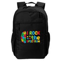 Autism Brain I Rock The Spectrum Awareness Backpack