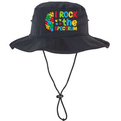 Autism Brain I Rock The Spectrum Awareness Bucket Hat