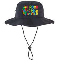 Autism Brain I Rock The Spectrum Awareness Bucket Hat