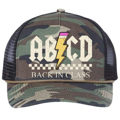 ABCD Back In Class Rock Vintage School Retro Rope Trucker Hat Cap