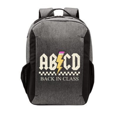 ABCD Back In Class Rock Vintage School Vector Backpack