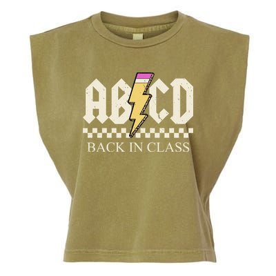 ABCD Back In Class Rock Vintage School Garment-Dyed Women's Muscle Tee