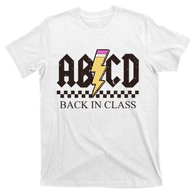 ABCD Back In Class Rock Vintage School T-Shirt