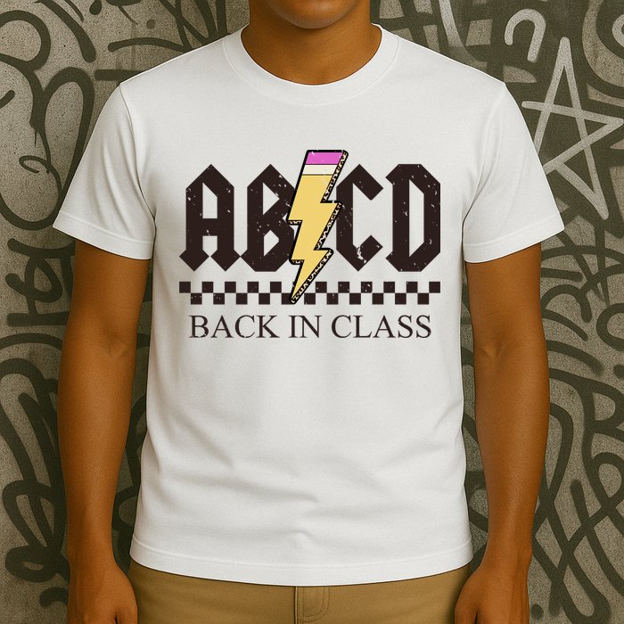 ABCD Back In Class Rock Vintage School T-Shirt