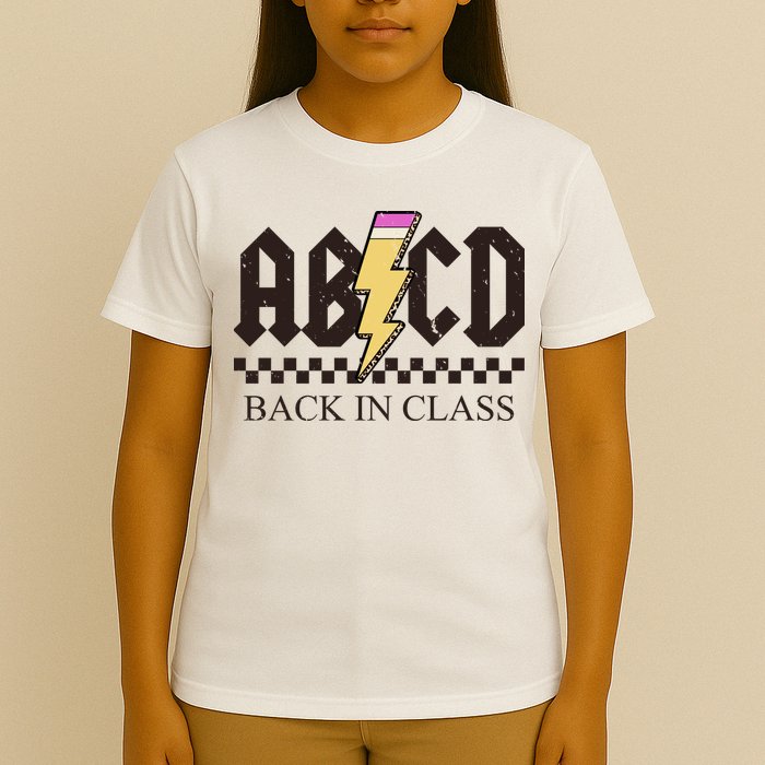 ABCD Back In Class Rock Vintage School T-Shirt