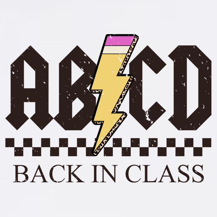 ABCD Back In Class Rock Vintage School Bucket Hat