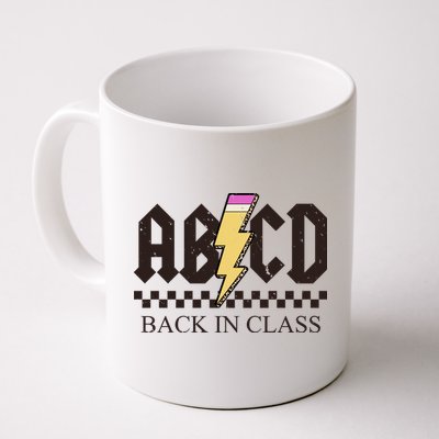 ABCD Back In Class Rock Vintage School Mug