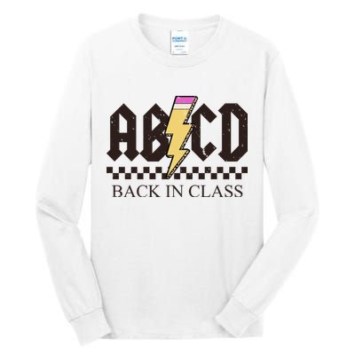 ABCD Back In Class Rock Vintage School Tall Long Sleeve T-Shirt