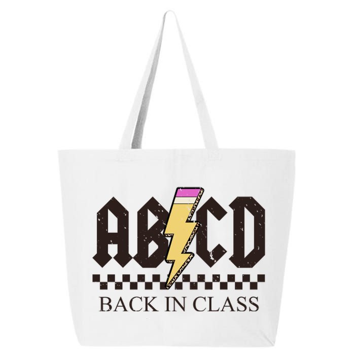 ABCD Back In Class Rock Vintage School 25L Jumbo Tote