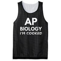 Ap Biology IM Cooked High School Funny Ap Bio Biology Class Mesh Reversible Basketball Jersey Tank