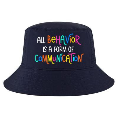 All Behavior Is A Form Of Communication SPED Teacher Autism Cool Comfort Performance Bucket Hat