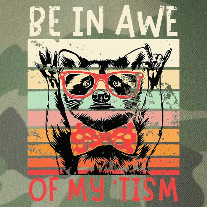 Autism Be In Awe Of My Tism Legacy Tie Dye Trucker Hat