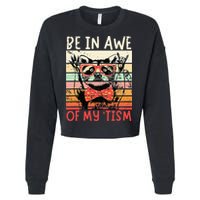 Autism Be In Awe Of My Tism Cropped Pullover Crew