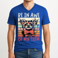 Autism Be In Awe Of My Tism V-Neck T-Shirt