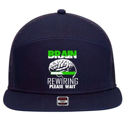Anoxic Brain Injury 7 Panel Mesh Trucker Snapback Hat