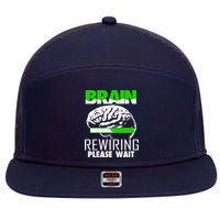 Anoxic Brain Injury 7 Panel Mesh Trucker Snapback Hat