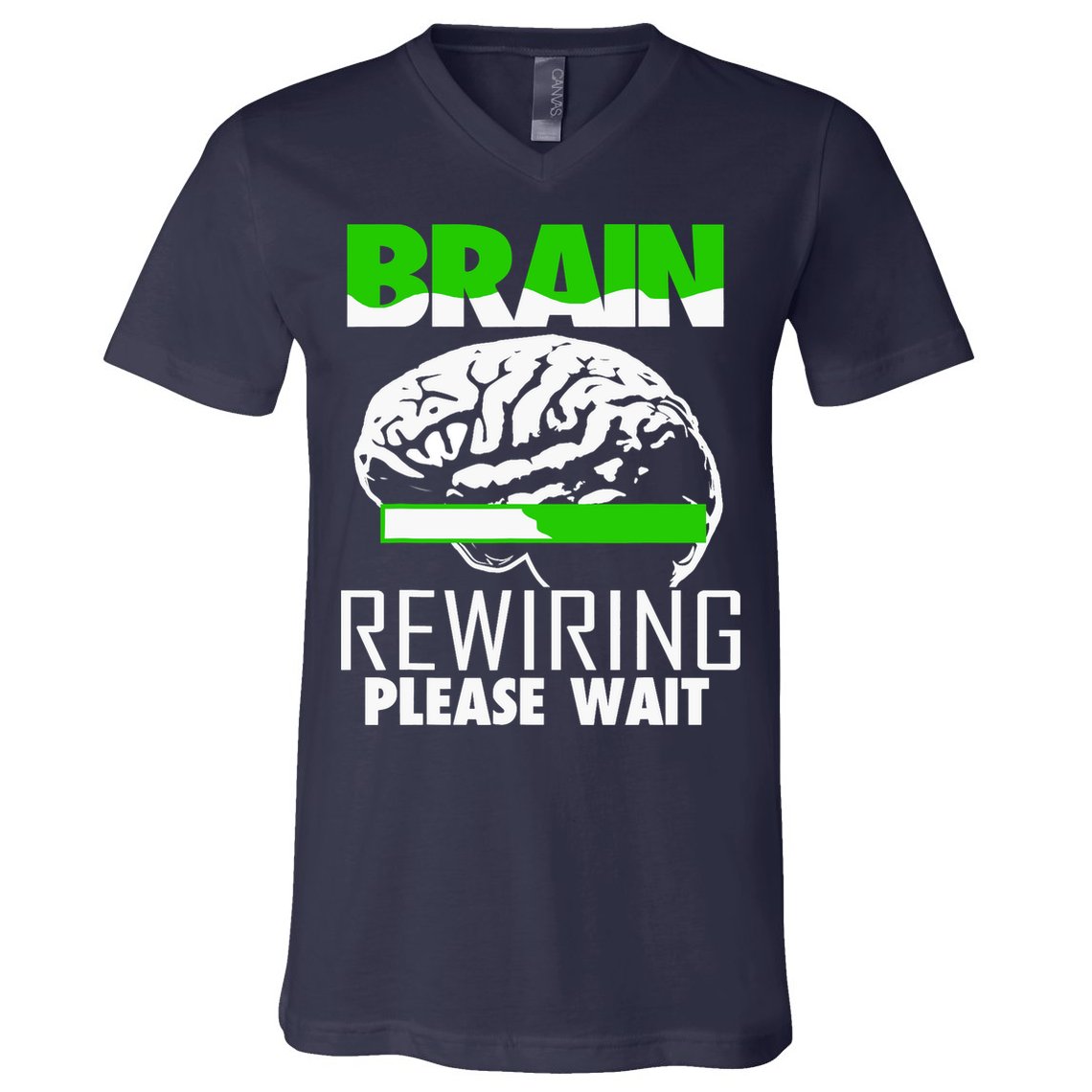 Anoxic Brain Injury V-Neck T-Shirt