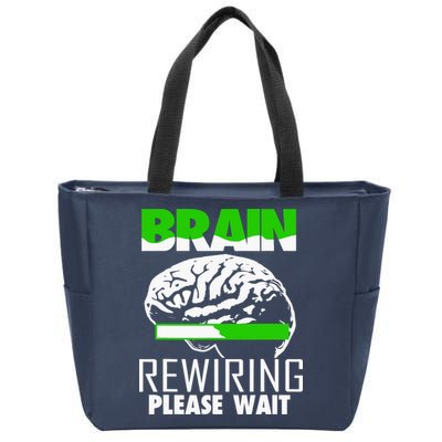 Anoxic Brain Injury Zip Tote Bag