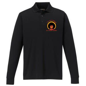 A Black Is A Free Gift Black History Juneteenth Gift Performance Long Sleeve Polo