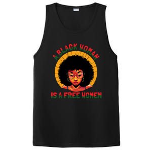 A Black Is A Free Gift Black History Juneteenth Gift PosiCharge Competitor Tank