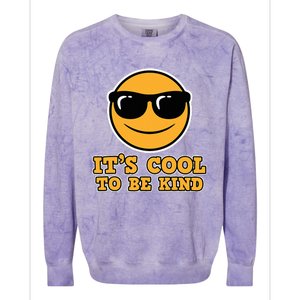 Anti Bullying ItS Cool The Be Kind Friendship Gift Be Kind Colorblast Crewneck Sweatshirt