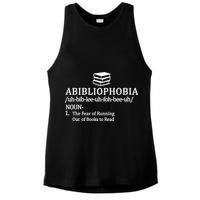 Abibliophobia The Fear Pf Running Out Books To Read Ladies PosiCharge Tri-Blend Wicking Tank