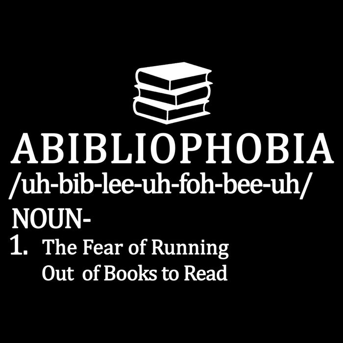 Abibliophobia The Fear Pf Running Out Books To Read Impact Tech Backpack