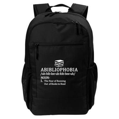 Abibliophobia The Fear Pf Running Out Books To Read Daily Commute Backpack